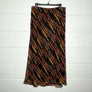 < NWT Cato Multi-Colored Skirt Size Large >